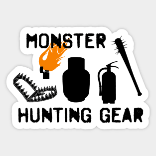 Monster Hunting Gear - Stranger Things Sticker